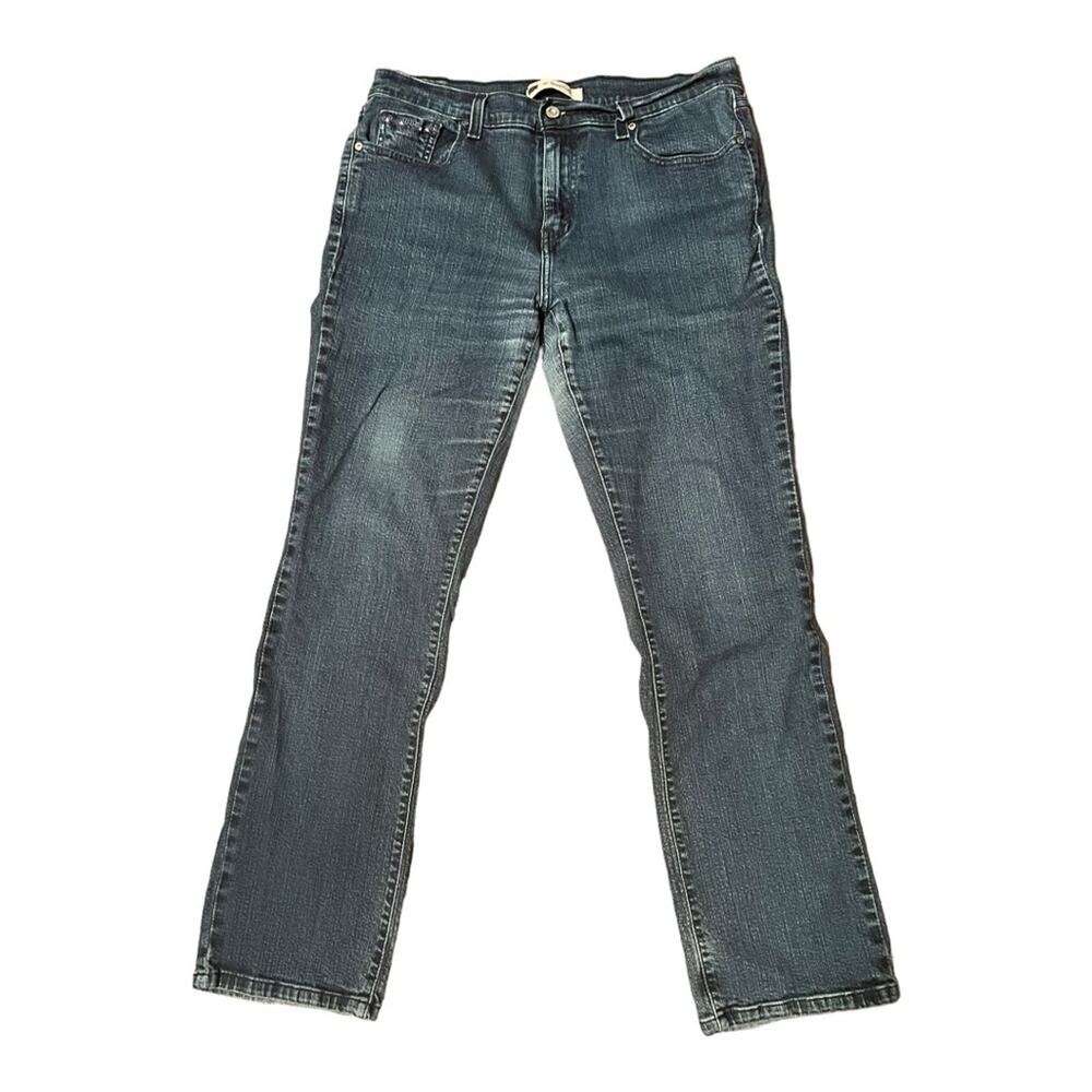 LEVI’S 505 Women’s Mid Rise Straight Leg Denim Jeans Size 32 - Picture 2 of 10